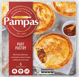IGA Pampas Puff Pastry Selected Varieties offer