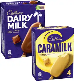 IGA Cadbury Ice Cream Sticks Selected Varieties offer