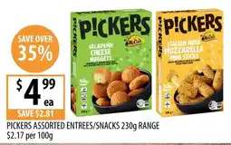 Supabarn Pickers Assorted Entrees/Snacks offer