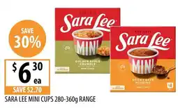 Supabarn Sara Lee Mini Cups offer