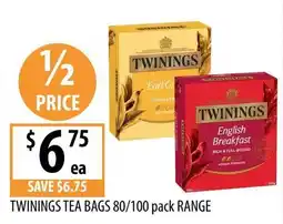 Supabarn Twinings Tea Bags offer