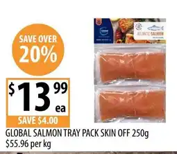 Supabarn Global Salmon Tray Pack Skin Off offer