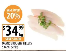 Supabarn Orange Roughy Fillets offer