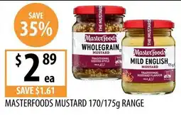 Supabarn MasterFoods Mustard offer