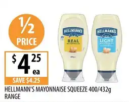 Supabarn Hellmann's Mayonnaise Squeeze offer