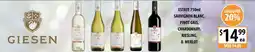 Supabarn Giesen Estate 750ml Sauvignon Blanc, Pinot Gris, Chardonnay, Riesling, & Merlot offer