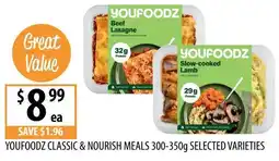 Supabarn Youfoodz Classic & Nourish Meals offer
