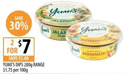 Supabarn Yumi's Dips offer