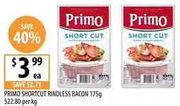 Supabarn Primo Shortcut Rindless Bacon offer