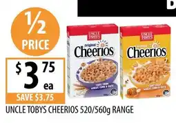 Supabarn Uncle Tobys Cheerios offer