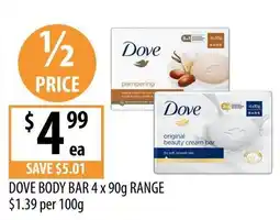 Supabarn Dove Body Bar offer