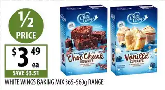 Supabarn White Wings Baking Mix offer