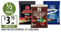 Supabarn Mars Fun Size Sharebags offer