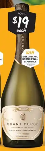 Cellarbrations Grant Burge Pinot Noir Chardonnay offer