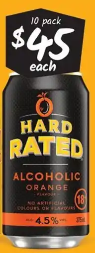 Cellarbrations Hard rated alcoholic orange offer