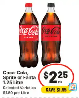 IGA Coca-Cola, Sprite or Fanta offer