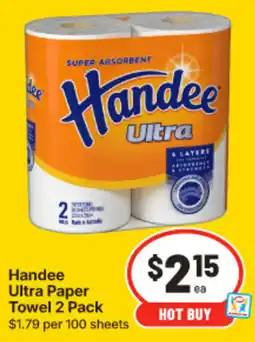 IGA Handee Ultra Paper Towel offer