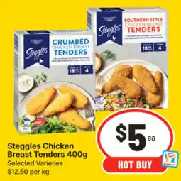 IGA Steggles Chicken Breast Tenders offer
