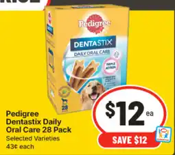 IGA Pedigree Dentastix Daily Oral Care offer