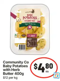 IGA Community Co Baby Potatoes with Herb Butter offer