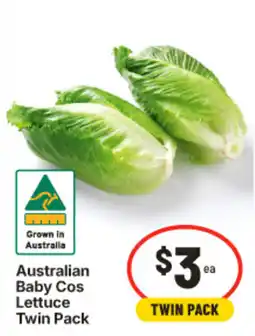 IGA Australian Baby Cos Lettuce Twin Pack offer