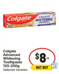 IGA Colgate Advanced Whitening Toothpaste offer
