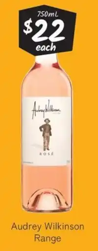 Cellarbrations Audrey Wilkinson Rose offer