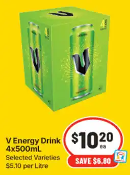 IGA V Energy Drink offer