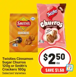 IGA Twisties Cinnamon Sugar Churros offer