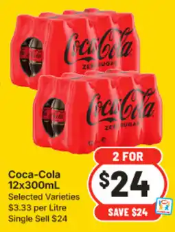 IGA Coca-Cola Zero Sugar offer