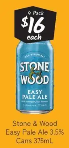 Cellarbrations Stone & Wood Easy Pale Ale offer