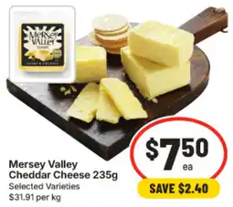 IGA Mersey Valley Cheddar Cheese offer