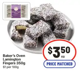 IGA Baker's Oven Lamington Fingers offer