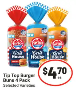 IGA Tip Top Burger Buns 4 Pack offer