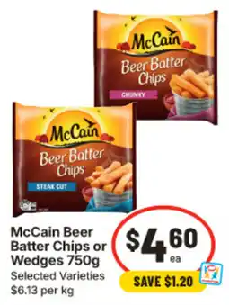 IGA McCain Beer Batter Chips offer