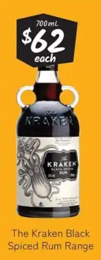 Cellarbrations The Kraken Black Spiced Rum offer