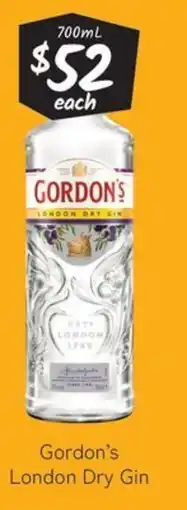 Cellarbrations Gordon's London Dry Gin offer
