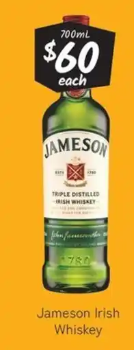 Cellarbrations Jameson Irish Whiskey offer