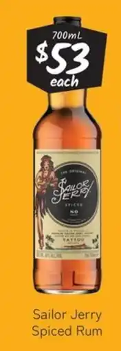 Cellarbrations Sailor Jerry Spiced Rum offer