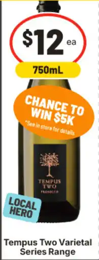 IGA Tempus Two Varietal Series Range offer