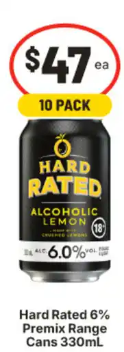 IGA Hard Rated Alcoholic Lemon offer