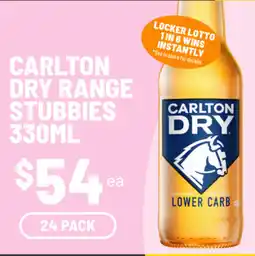 IGA Carlton Dry Range Stubbies offer