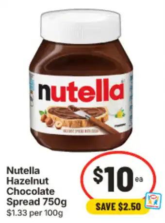 Nutella Hazelnut Chocolate Spread