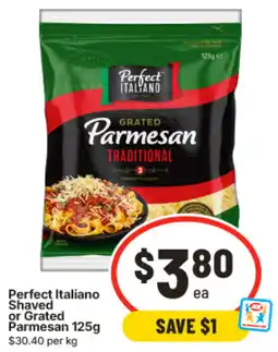 IGA Perfect Italiano Shaved or Grated Parmesan offer