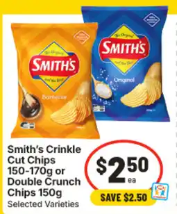 IGA Smith's Crinkle Cut Chips offer