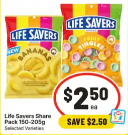 IGA Life Savers Share Pack Selected Varieties offer