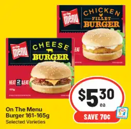 IGA On The Menu Burger offer