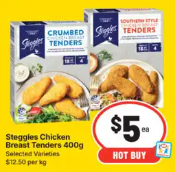 IGA Steggles Chicken Breast Tenders offer