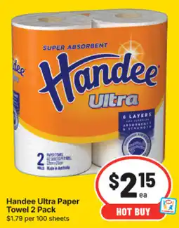 IGA Handee Ultra Paper Towel offer