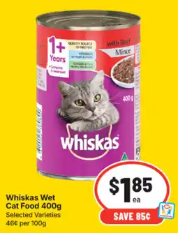 IGA Whiskas Wet Cat Food offer